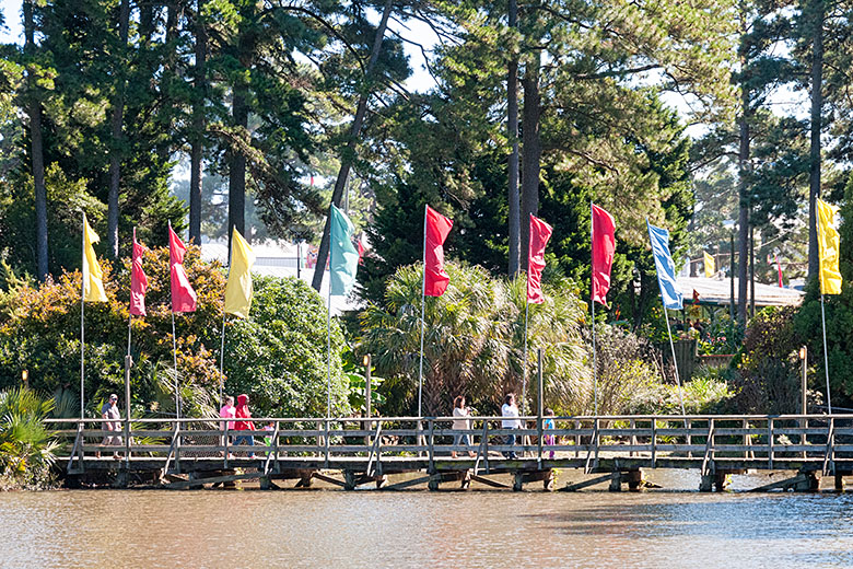 Walkway across the water