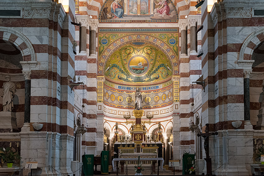 Inside 'Notre Dame de la Garde'
