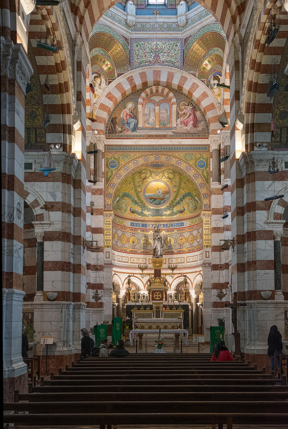 The front of the basilica