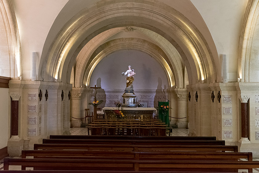 In the crypt