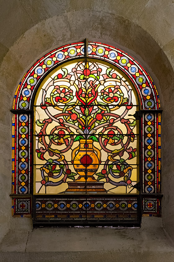 Stained glass window