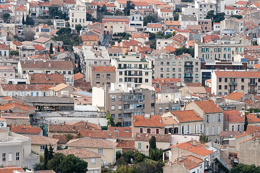 Marseille rooftops