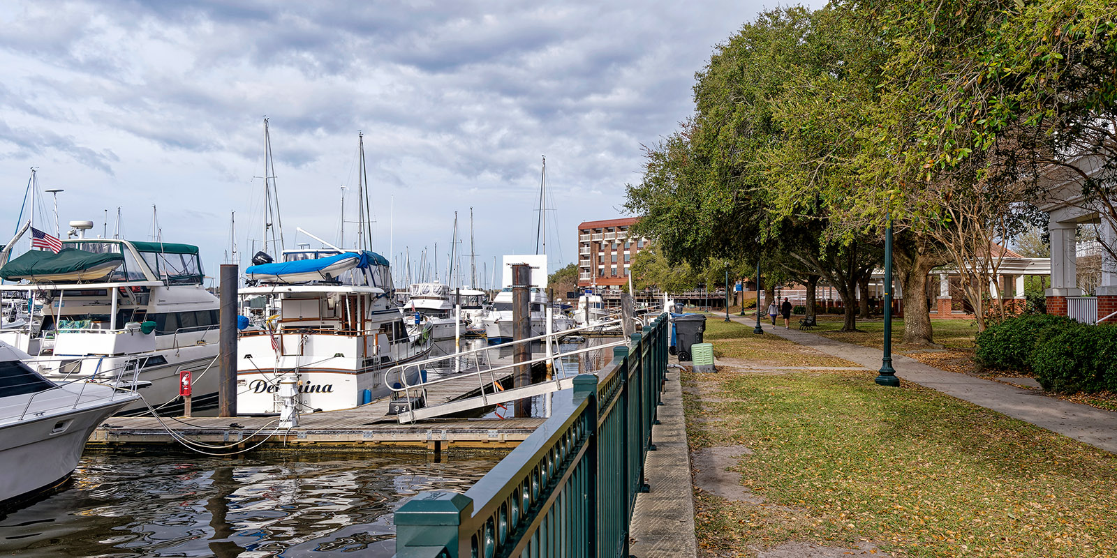 The New Bern riverfront