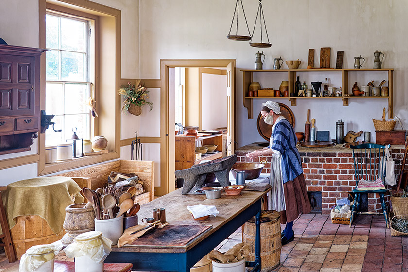 The main room of the kitchen