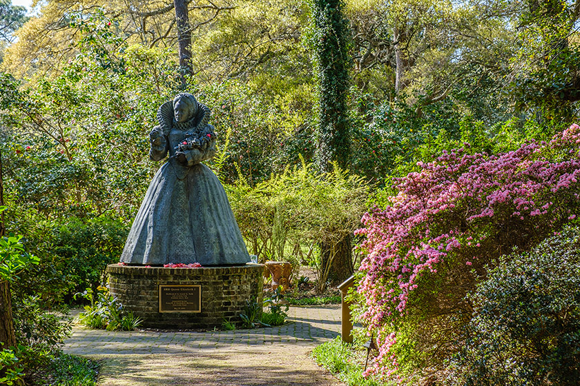 Queen Elizabeth I after whom the gardens are named