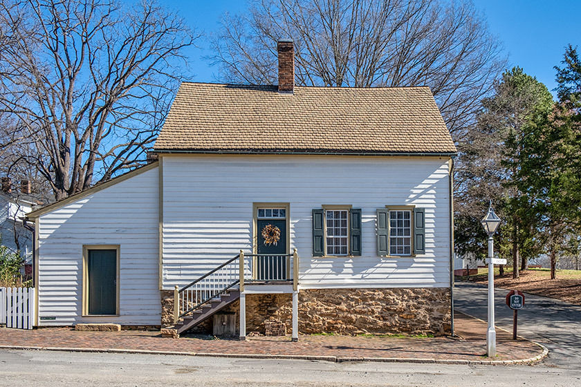 At the corner of South Main and Race Street