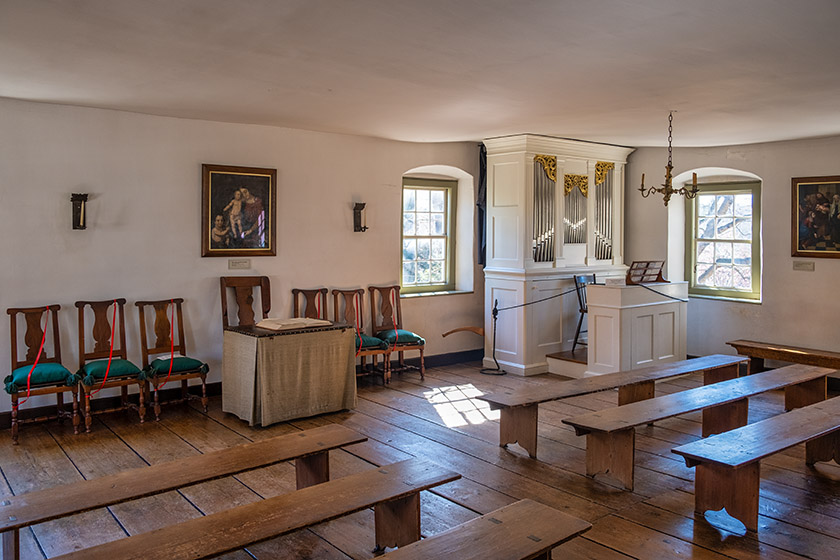 Main room in Single Brothers' House