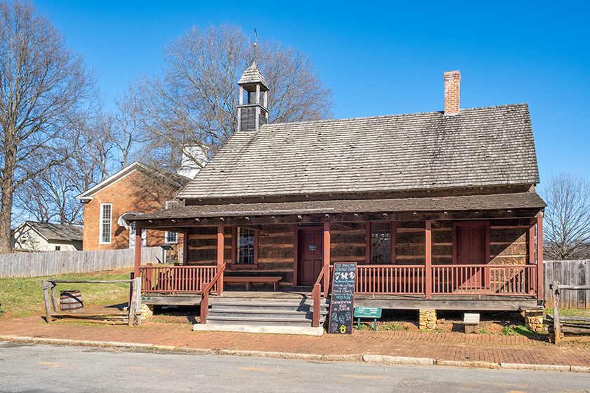 The African Moravian Log Church