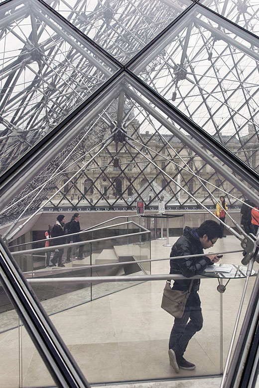 Looking into the pyramid