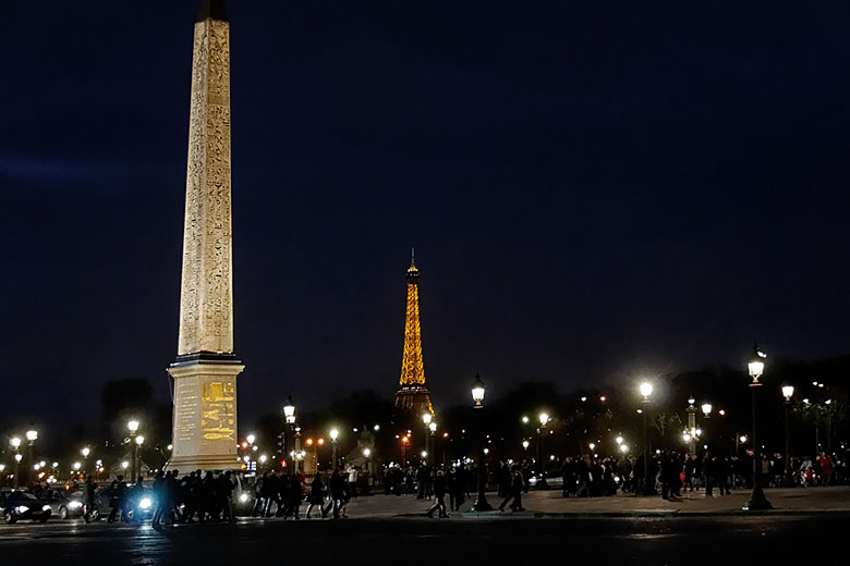 The obelisk at the 'Place de la Concorde'