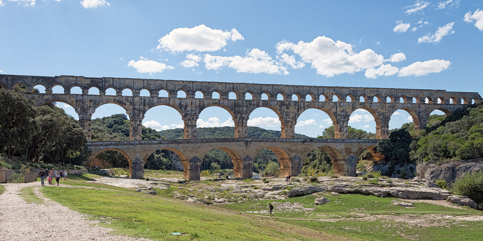 The 'Pont du Gard' has been crossing the Gardon for some 2,000 years!