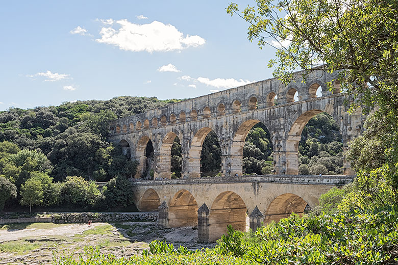 Back at the 'Pont du Gard'