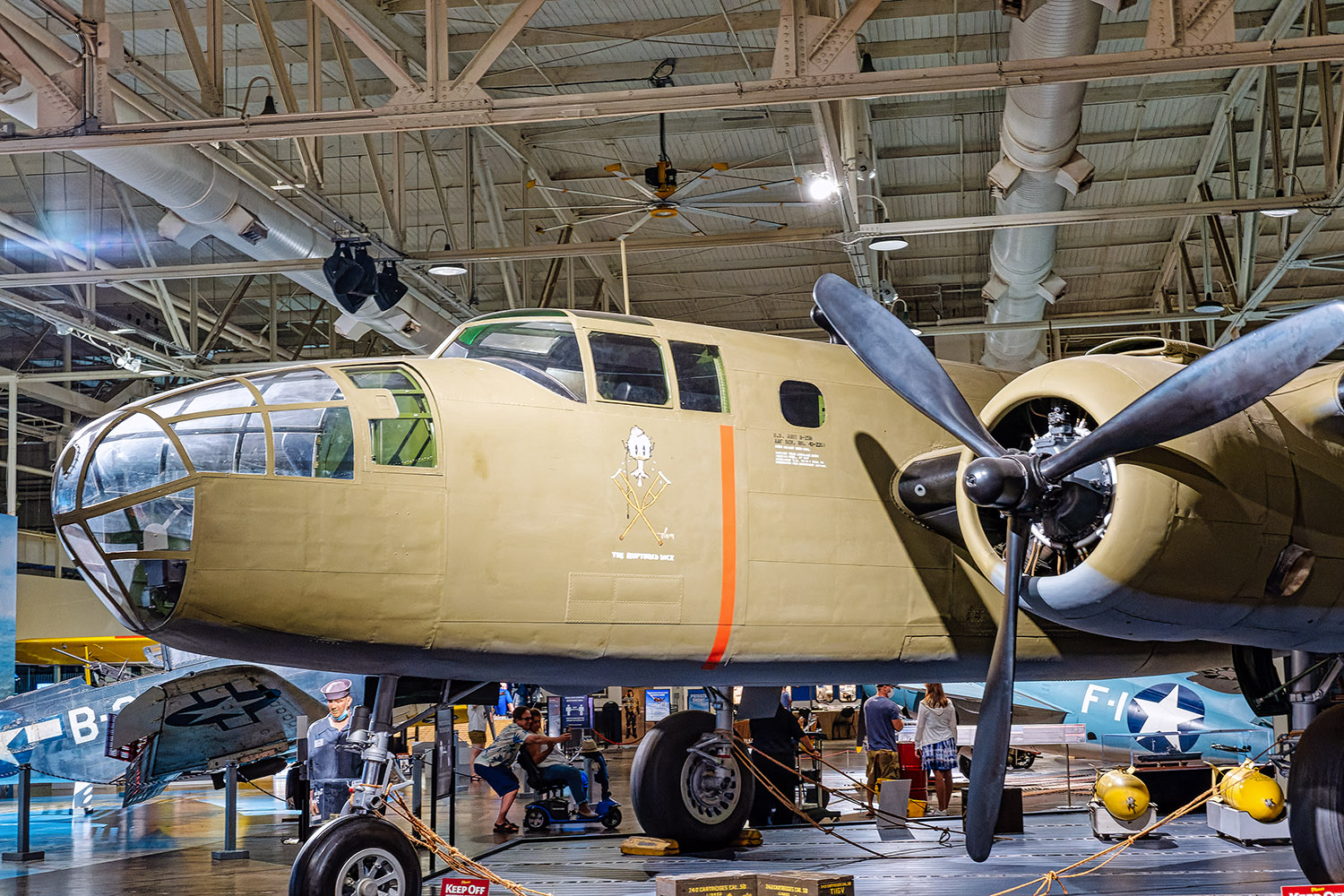 A North American B-25 Mitchell, a plane made famous by the Doolittle Raid