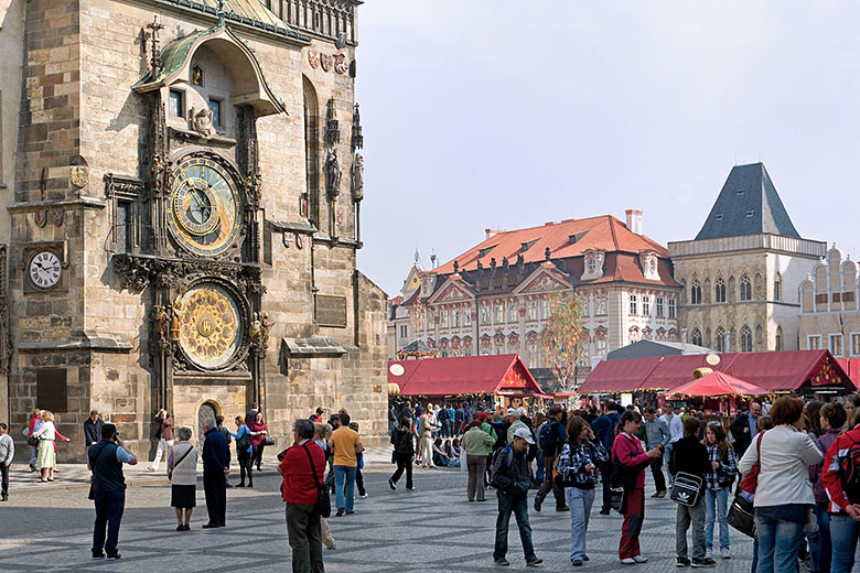 Old Town Square, the center of the old city