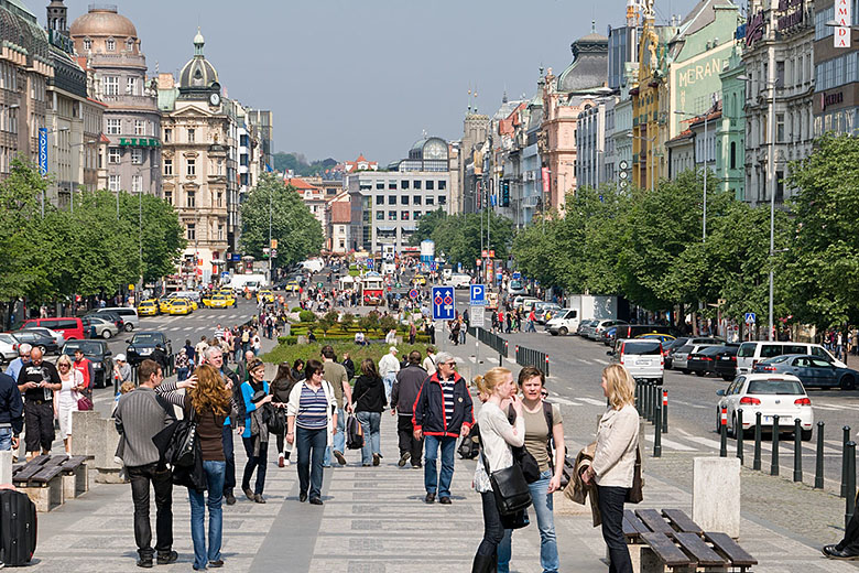 Wenceslas Square...