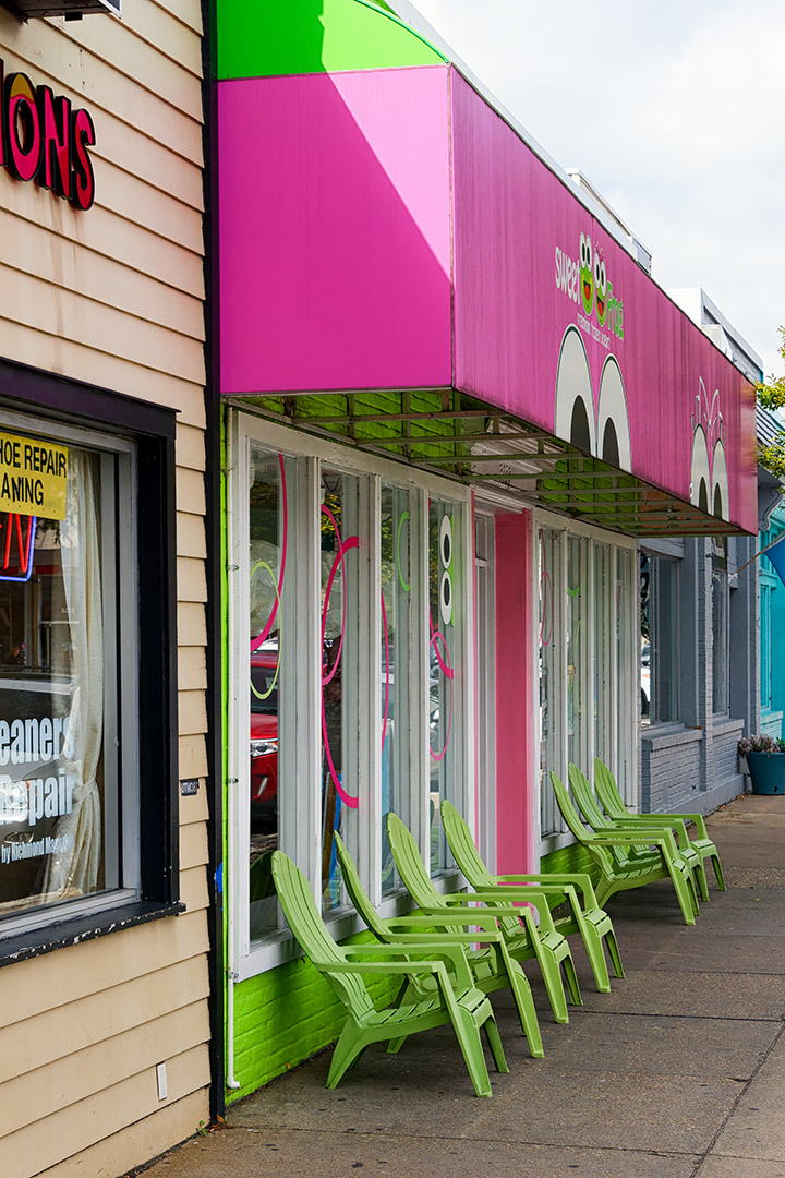 Sweet Frog serves frozen yoghurt