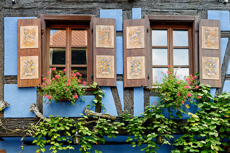 Painted shutters