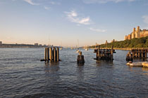 The Hudson River with the George Washington Bridge in the distance