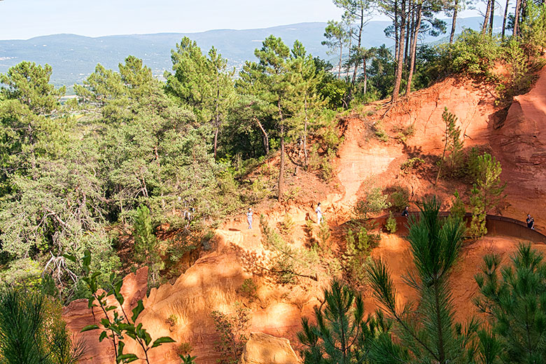 The terrain is tricky, so one has to stay on the trails