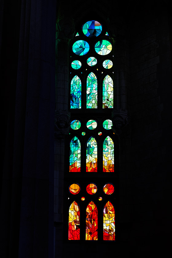 Stained glass window