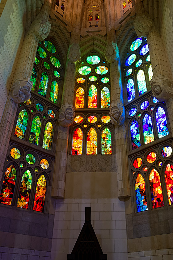 The apse of the Sagrada Família