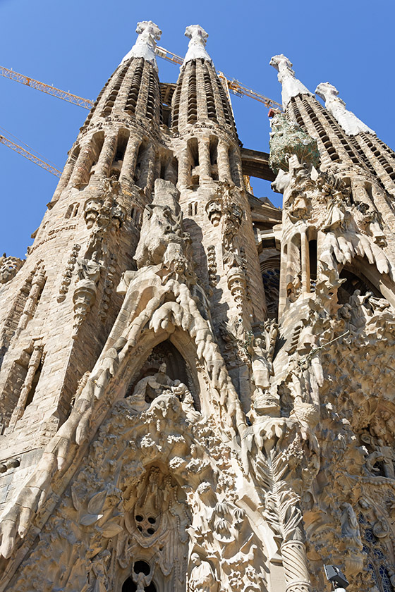 Part of the Nativity façade