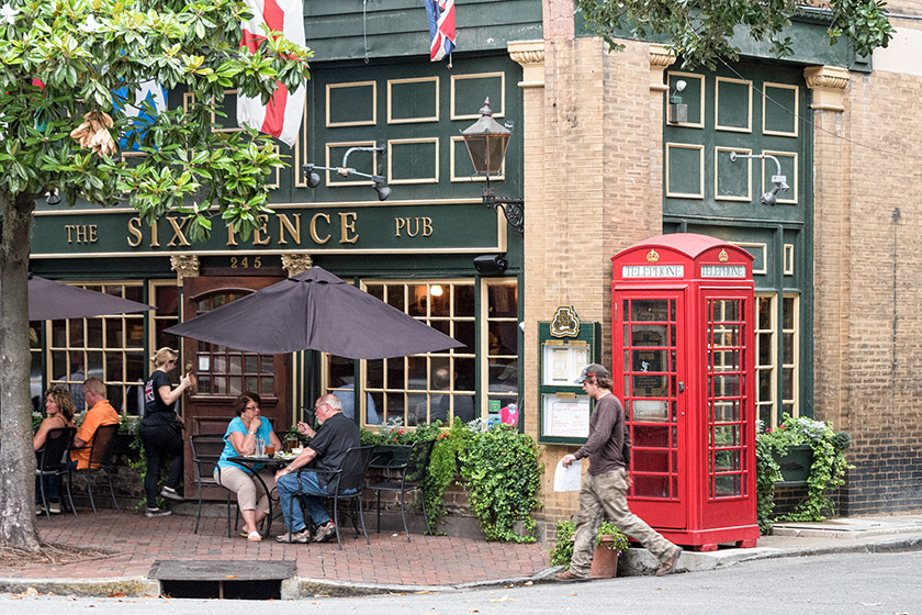 We stopped here for some British pub grub