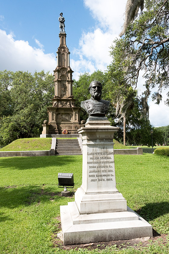 Lafayette statue and Confederate Memorial