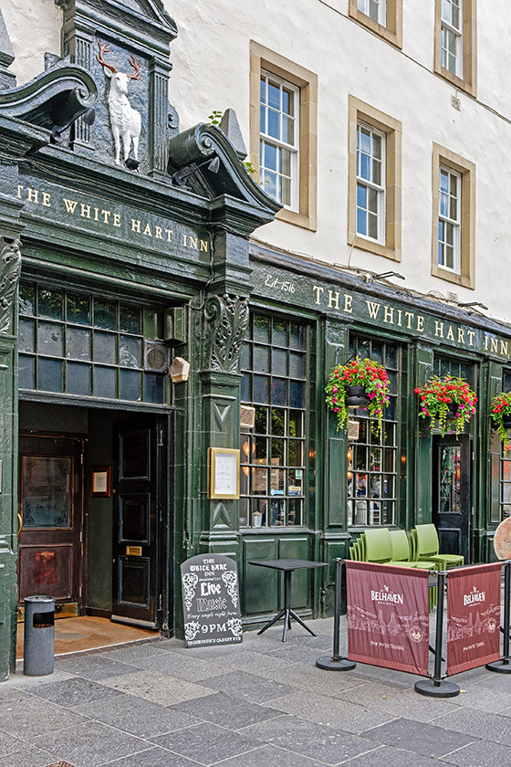 The White Hart Inn is the oldest pub in town