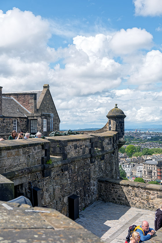 Inside Edinburgh Castle