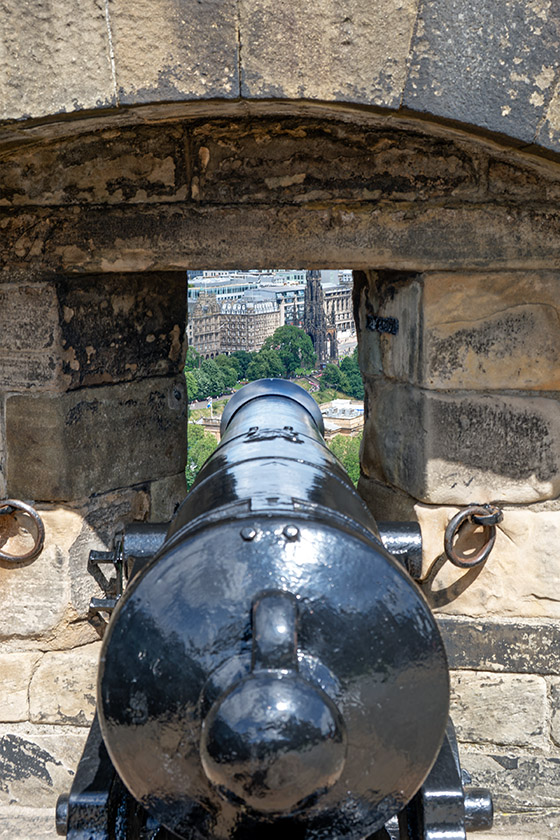 A cannon of the Halfmoon battery