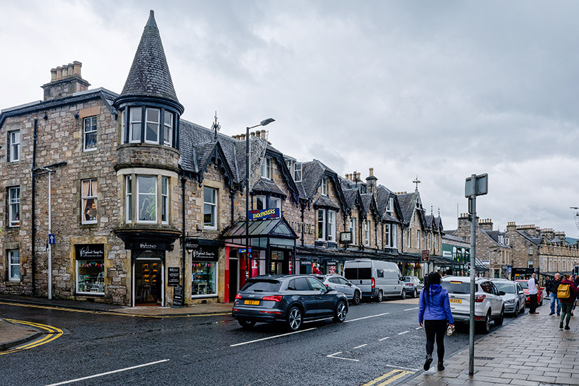 The town of Pitlochry