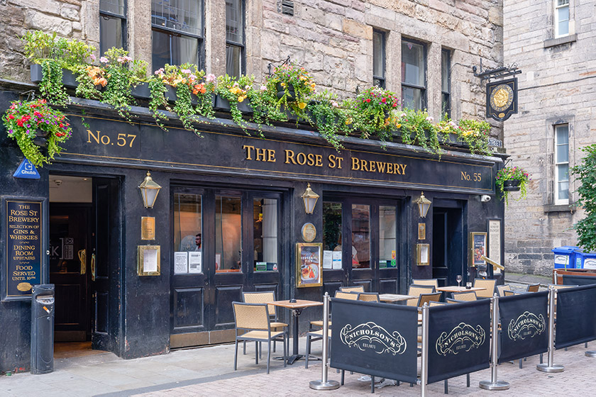 A pub on Rose Street