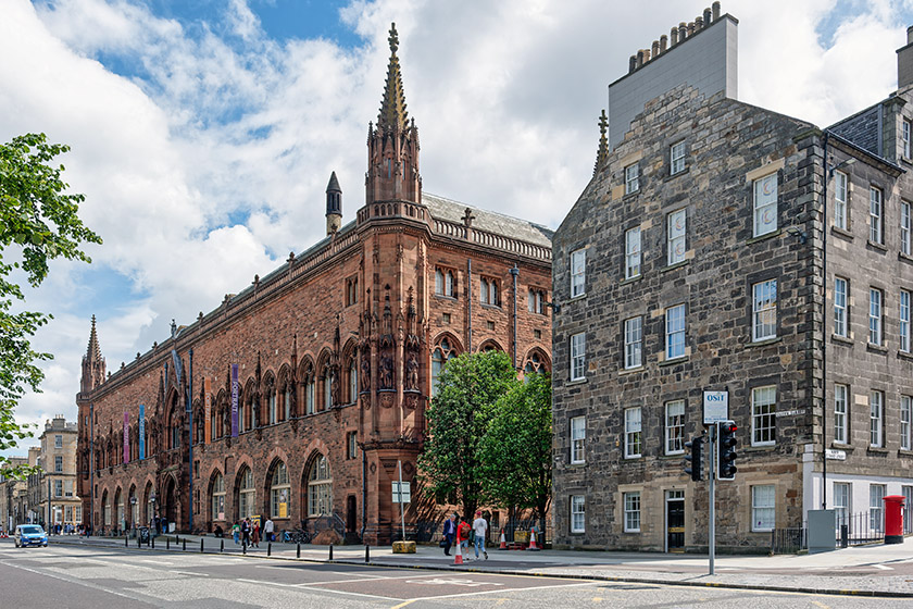 The Scottish National Portrait Gallery on Queen Street