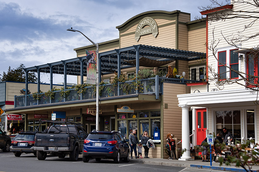 On Spring Street, Friday Harbor's main street