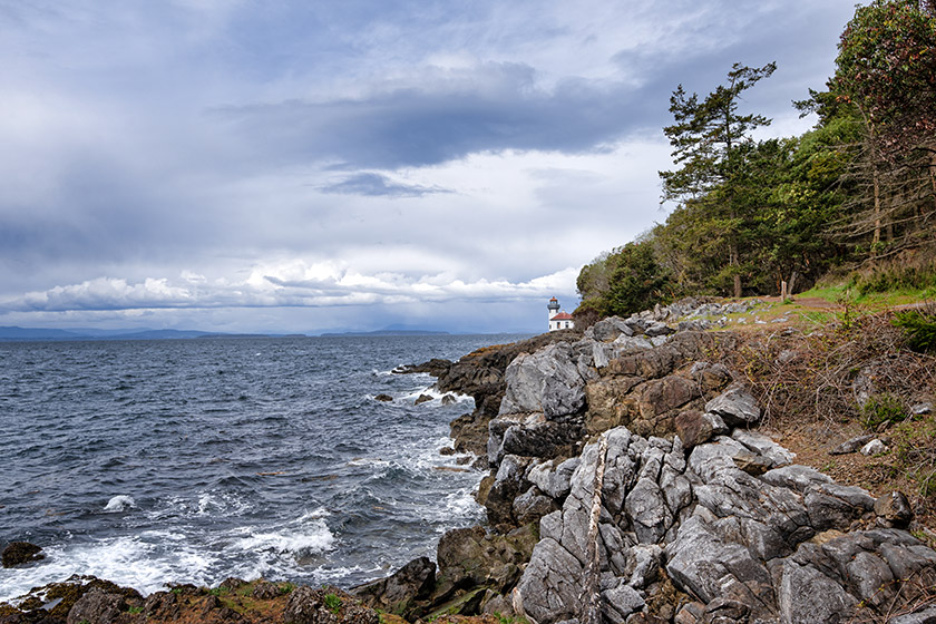 Looking towards the Lime Kiln Light