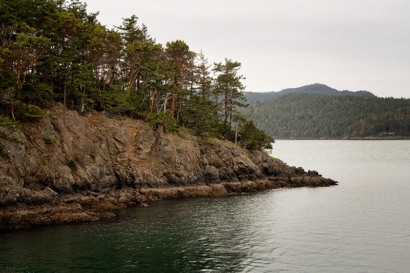 Briefly stopping at Lopez Island on the way back to Anacortes