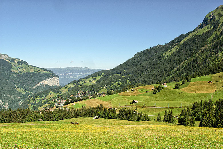 Landscape around Wengen