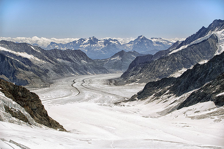 The Aletsch glacier