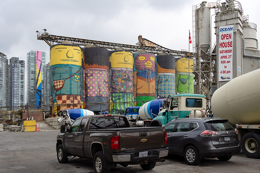 The Ocean Concrete silos on Granville Island