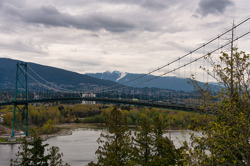 The Lions Gate Bridge