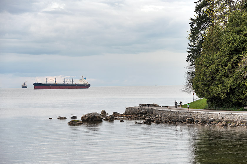 On Stanley Park Seawall Path