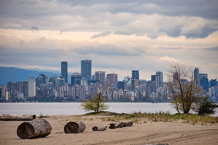 View from Spanish Banks Beach Park