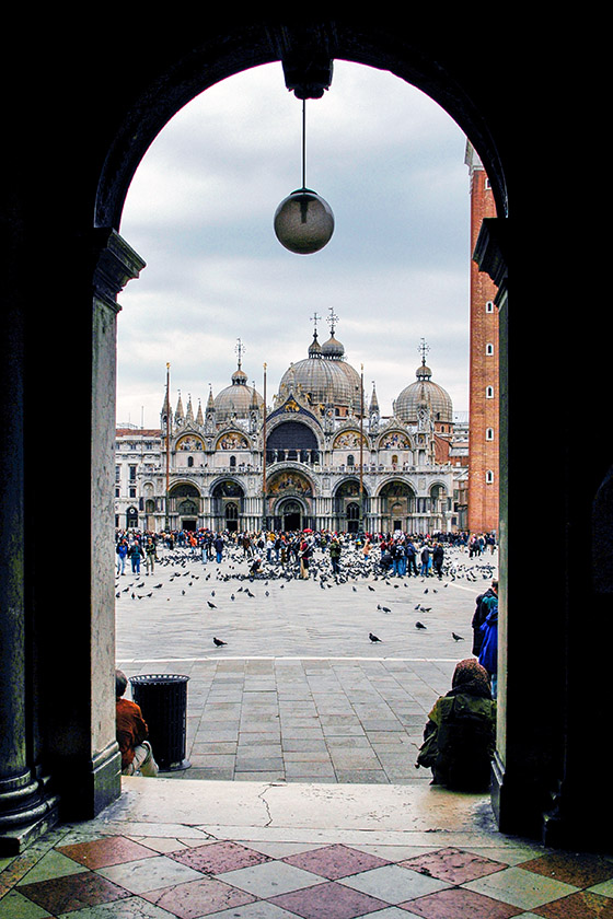 Looking into the 'Piazza San Marco'