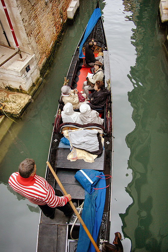 Gondolas are a popular tourist attraction