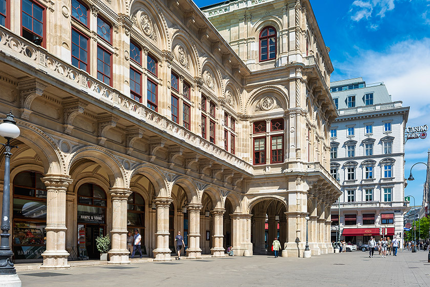 Heading toward the Hotel Sacher