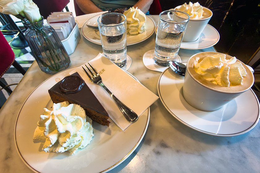 ...but the Sachertorte was well worth it.