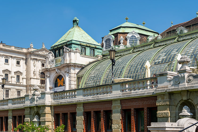 The Schmetterlinghaus (Butterfly House) in the Burggarten