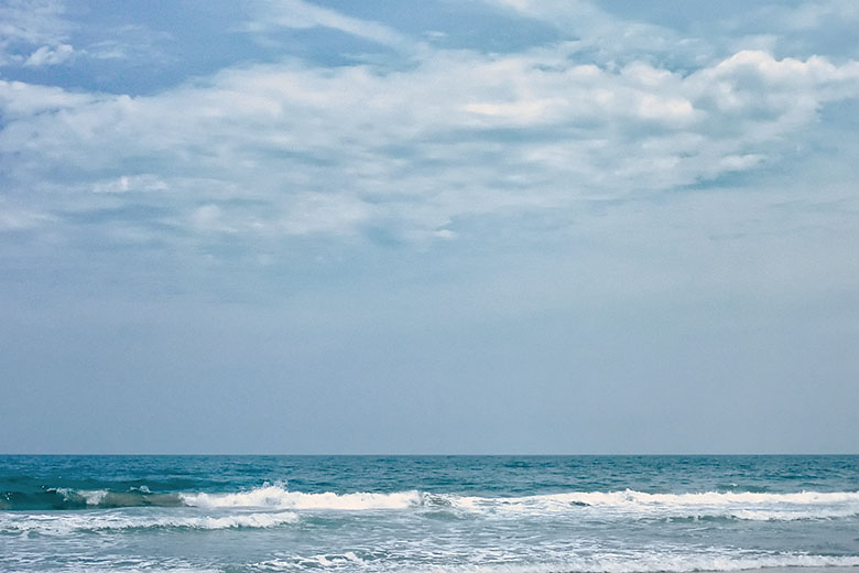 The Atlantic Ocean at Wrightsville Beach